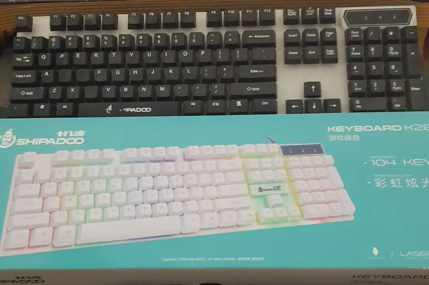 کیبورد گیمینگ rgb دار shipadoo مدل k280|قطعات و لوازم جانبی رایانه|بهارستان, |دیوار