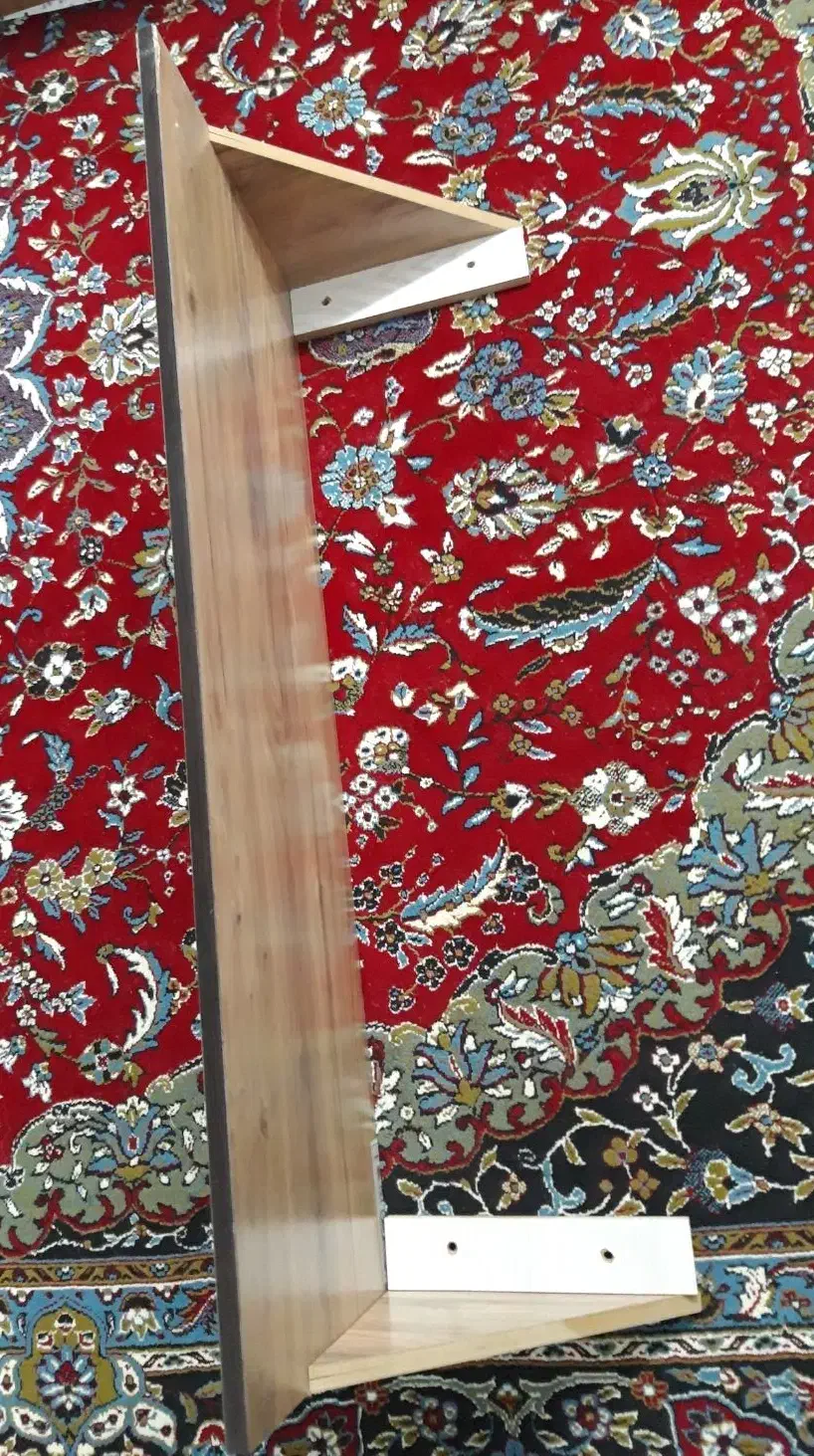 ۴ تخته شلف دیواری (قفسه دیواری)|کتابخانه، شلف، قفسه‌های دیواری|خرم‌آباد, |دیوار