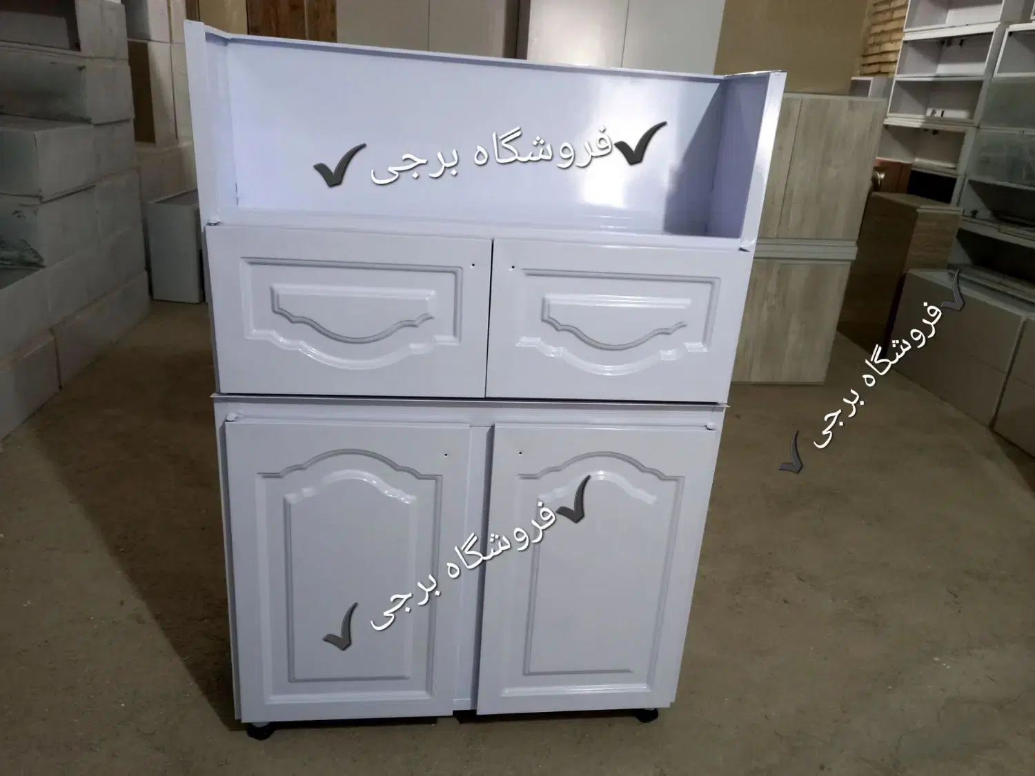 کابینت اشپزخونه هوای و زمینی فلز درب ام دی اف|مصالح و تجهیزات ساختمان|تهران, باشگاه نفت|دیوار