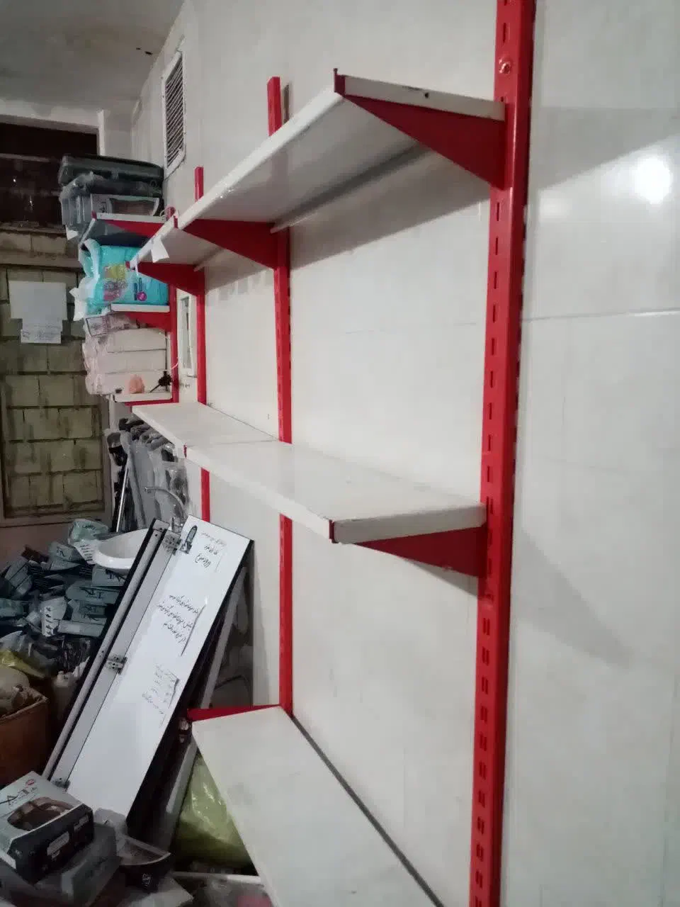 قفسه|کتابخانه، شلف، قفسه‌های دیواری|خرم‌آباد, |دیوار