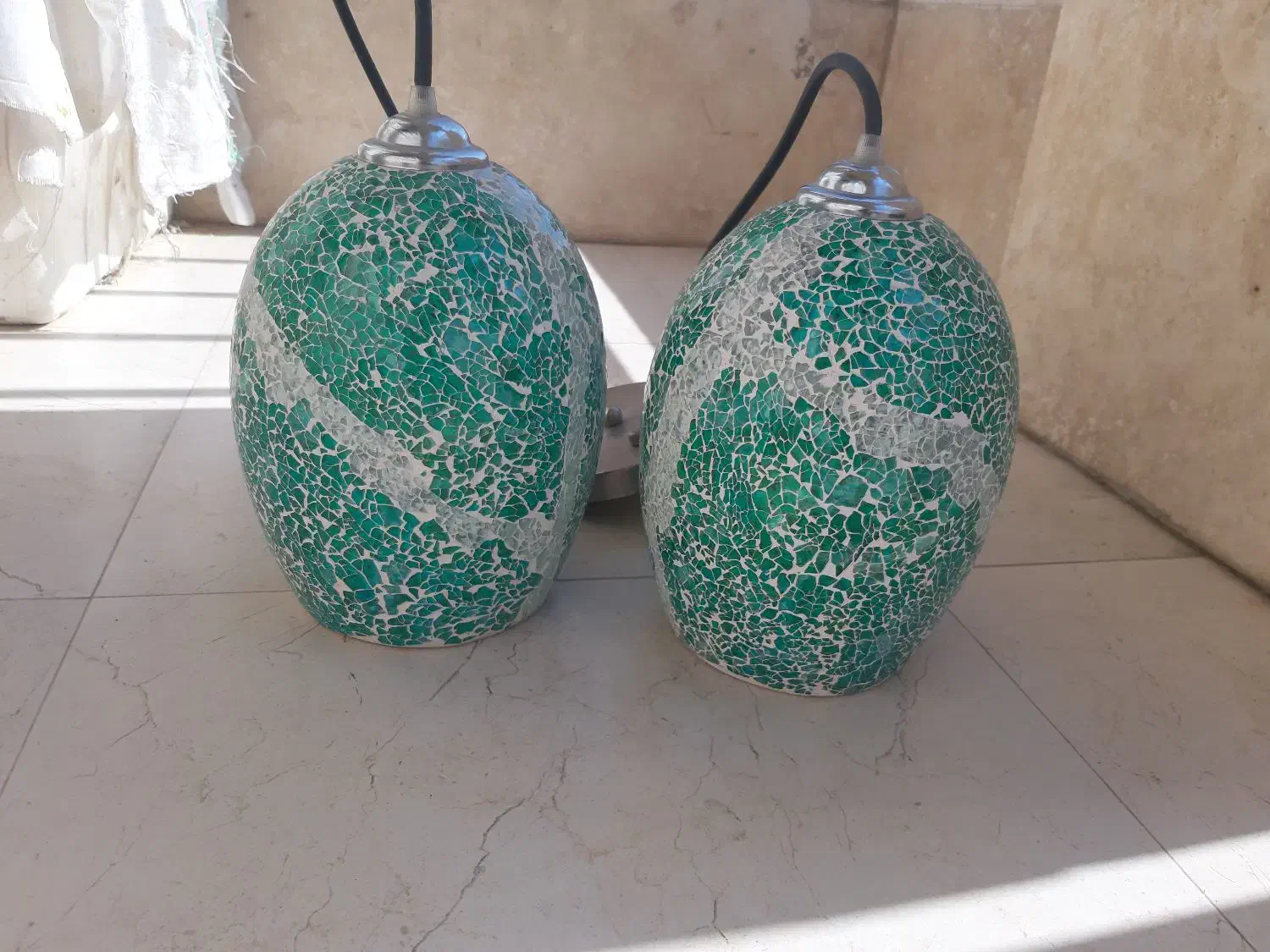 لوستر دوشاخه|لوستر و چراغ آویز|فردیس, فردیس|دیوار