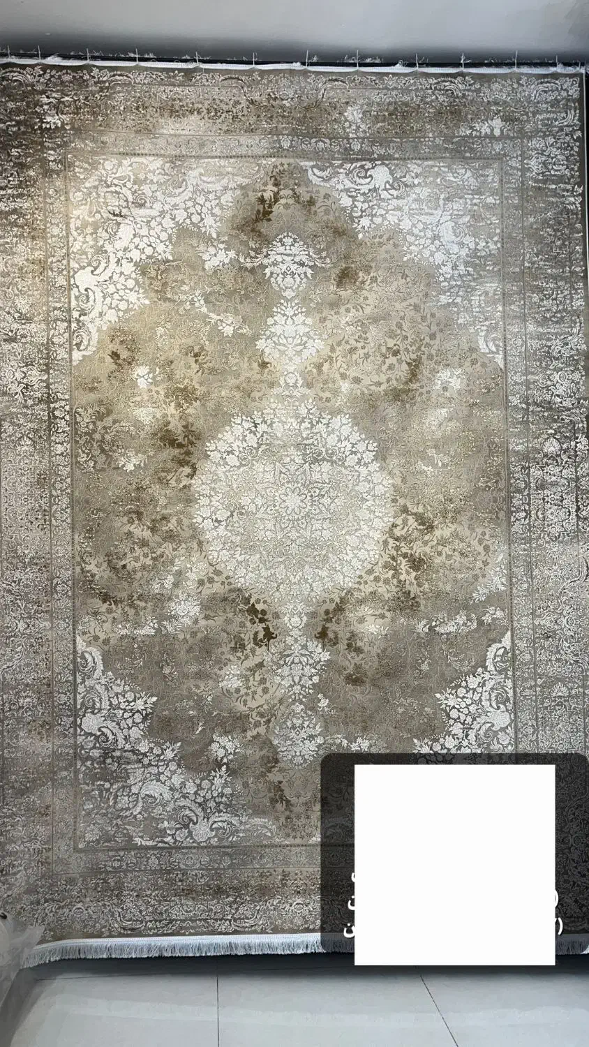 فرش ۱۲۰۰ شانه رنگ موکا جدید|فرش|قزوین, |دیوار