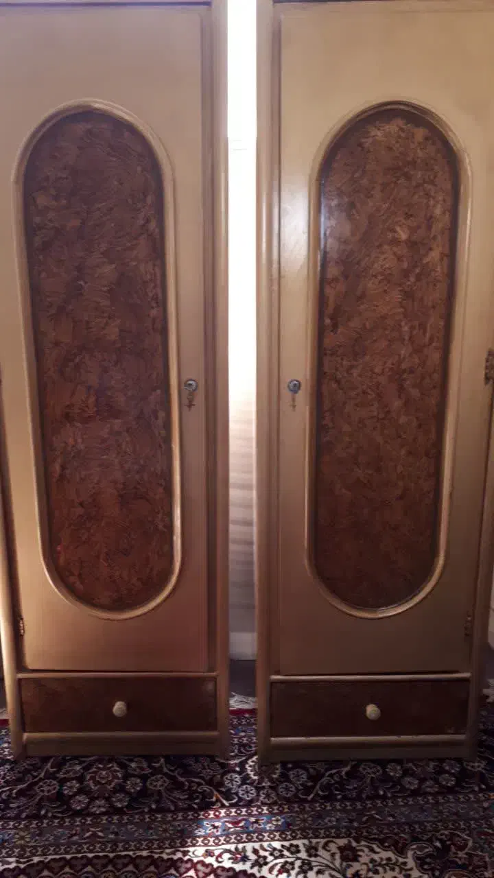 یک جفت کمد لباس|جاکفشی، کمد، دراور|اصفهان, قهجاورستان|دیوار