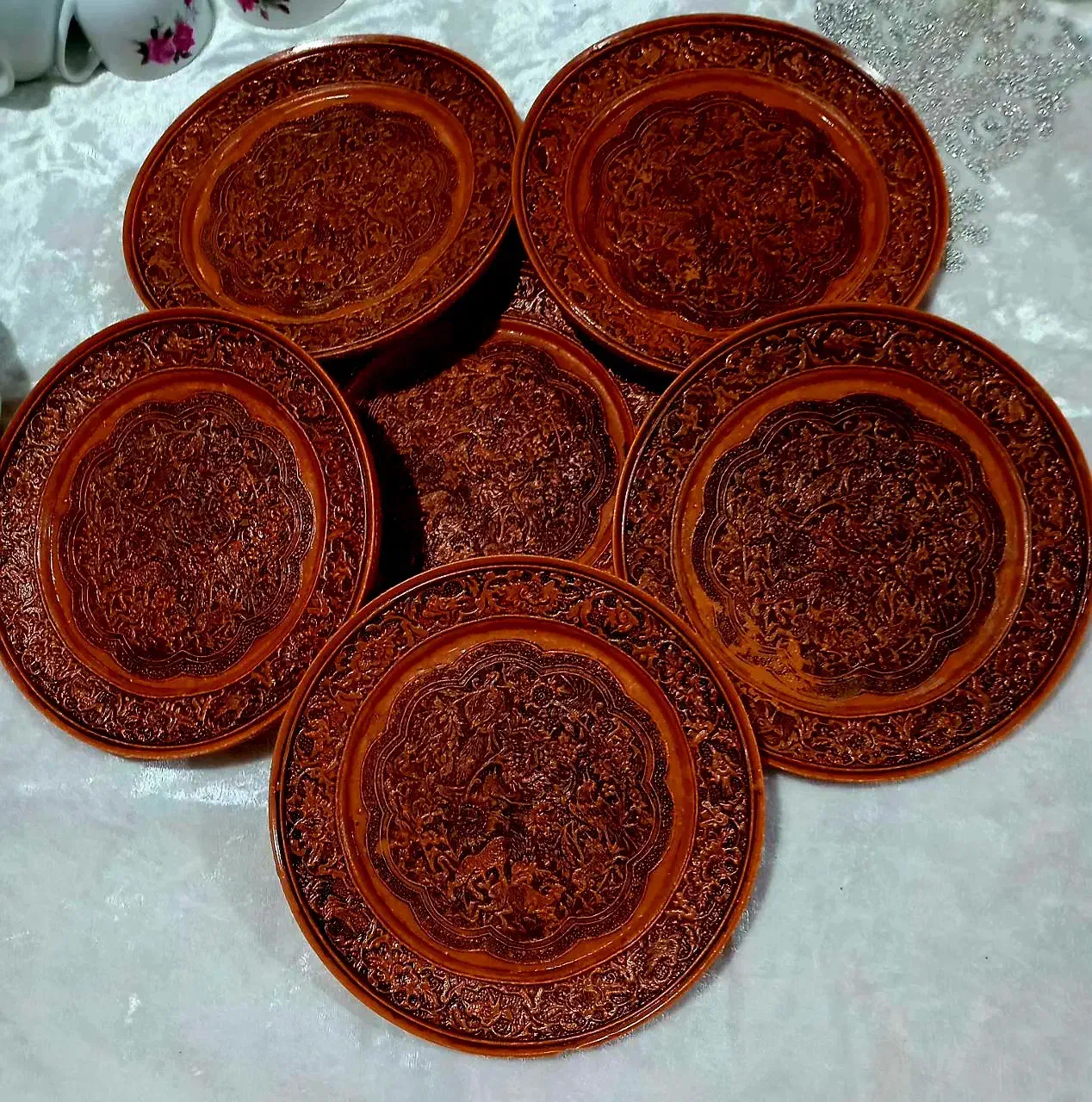 ملامین کلکسیونی قدیمی تزئین پذیرایی شب یلدا|ظروف سرو و پذیرایی|تهران, والفجر|دیوار