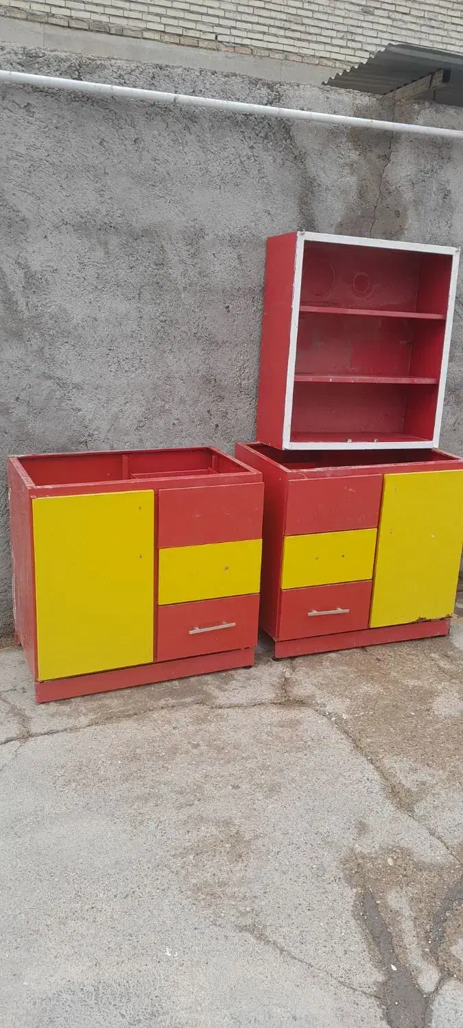 کابینت فلزی تمیز|آب‌چکان و نظم‌دهنده ظروف|شوشتر, |دیوار