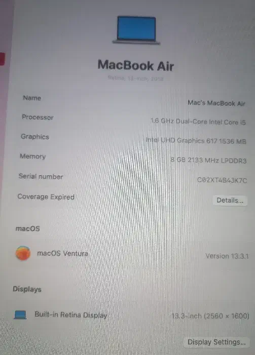 مک بوک ایر ۲۰۱۸|رایانه همراه|ری, عباس‌آباد|دیوار