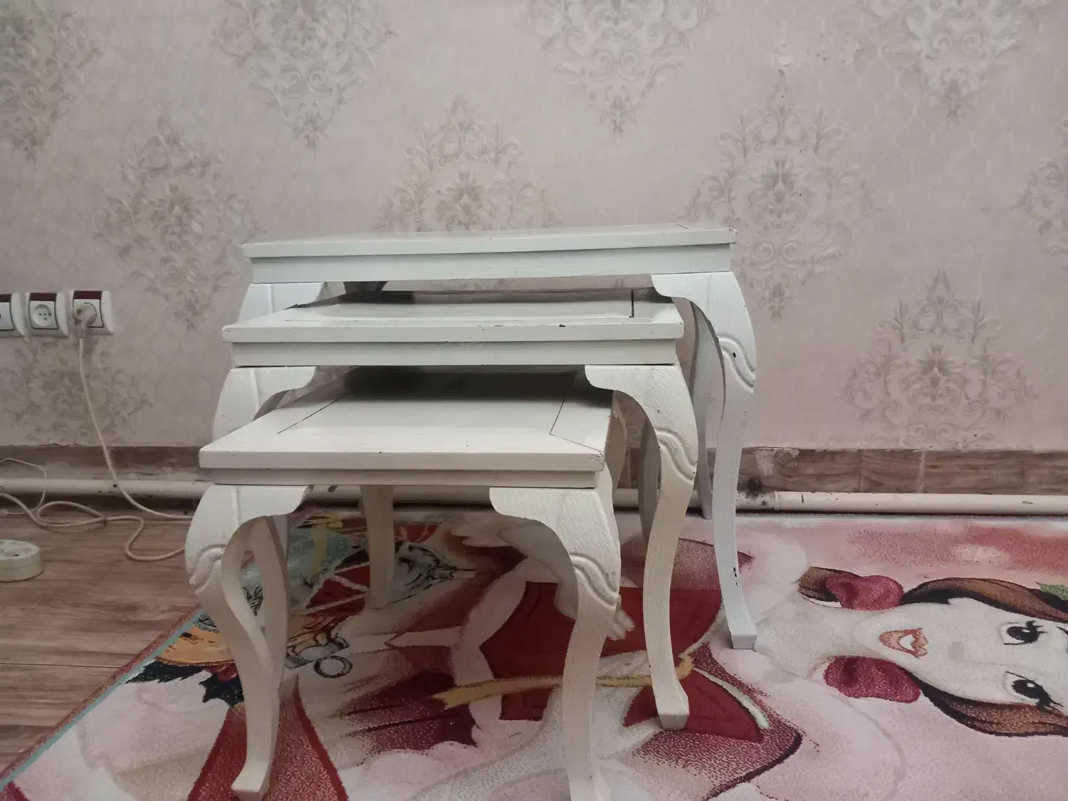 سه عدد عسلی چوبی|مبلمان خانگی و میز عسلی|اردبیل, |دیوار