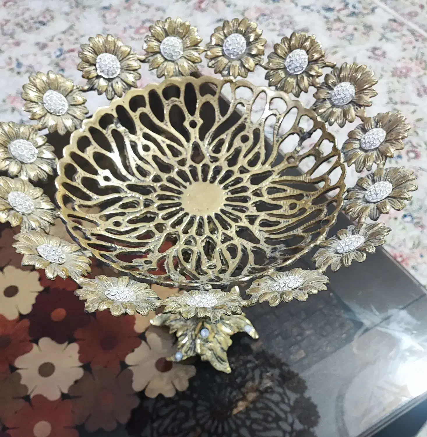 ظرف میوه خوری برنزی|ظروف سرو و پذیرایی|سنندج, |دیوار