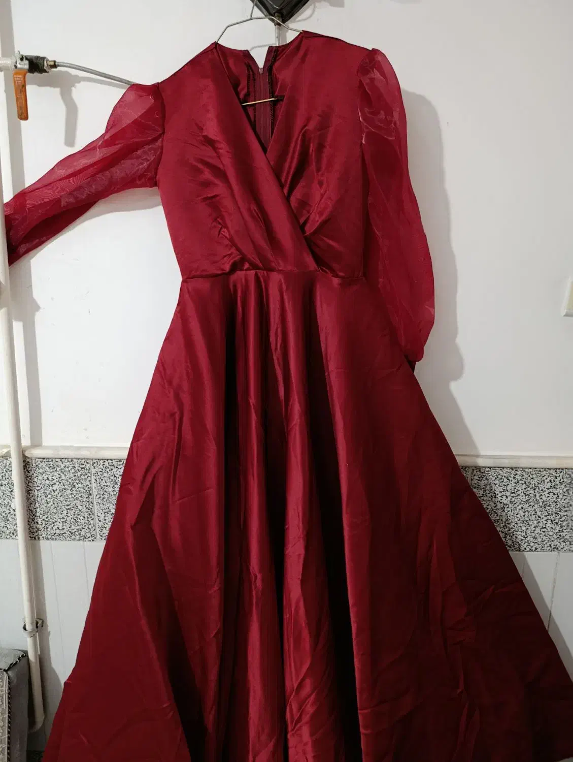 پیراهن مجلسی ساتن|لباس|قم, شهر قائم|دیوار