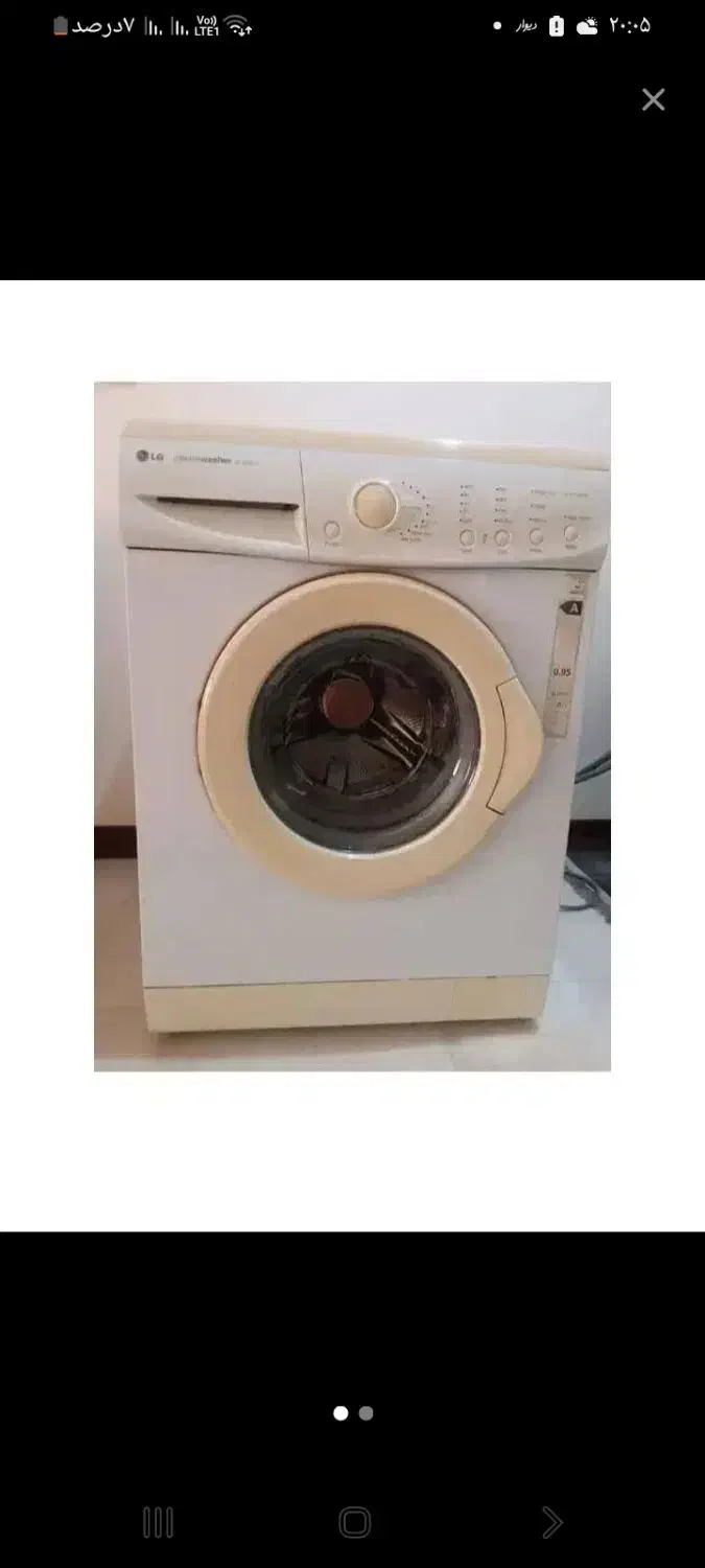 لباسشویی ال جی سالم سالم|ماشین لباسشویی و خشککن لباس|اسلامشهر, مظفریه|دیوار