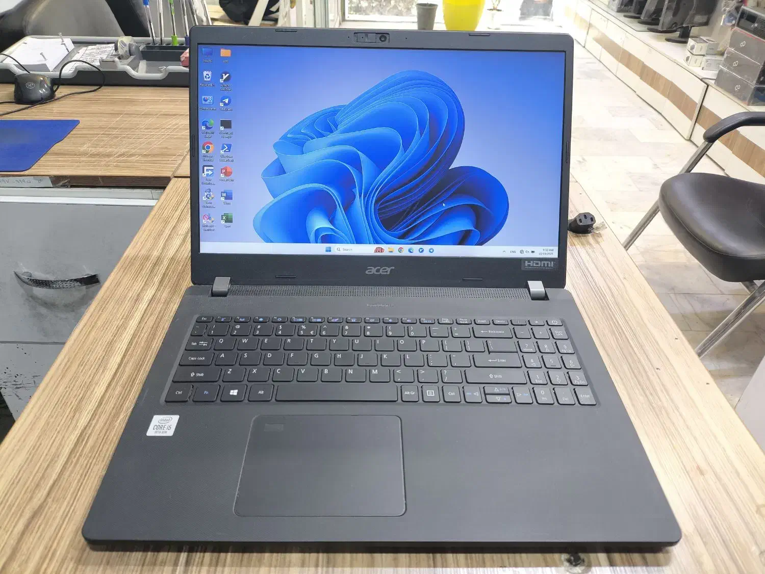 لپ تاپ نسل ۱۰ acer travelmate p215-52|رایانه همراه|بجنورد, |دیوار