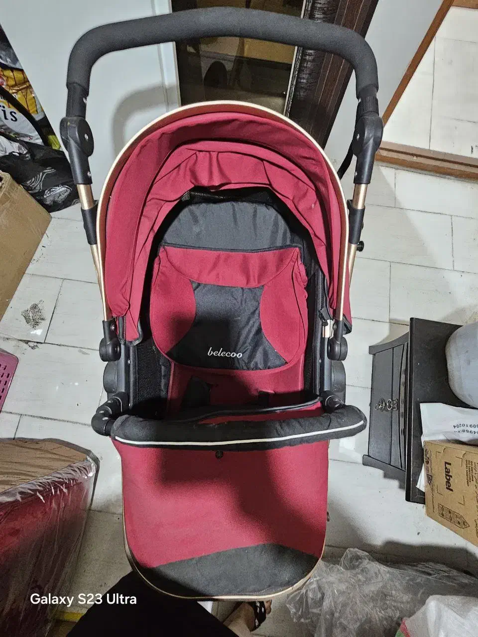 کالسکه و کرییر ببکو در حد نو|کالسکه و لوازم جانبی|رشت, چله خانه|دیوار