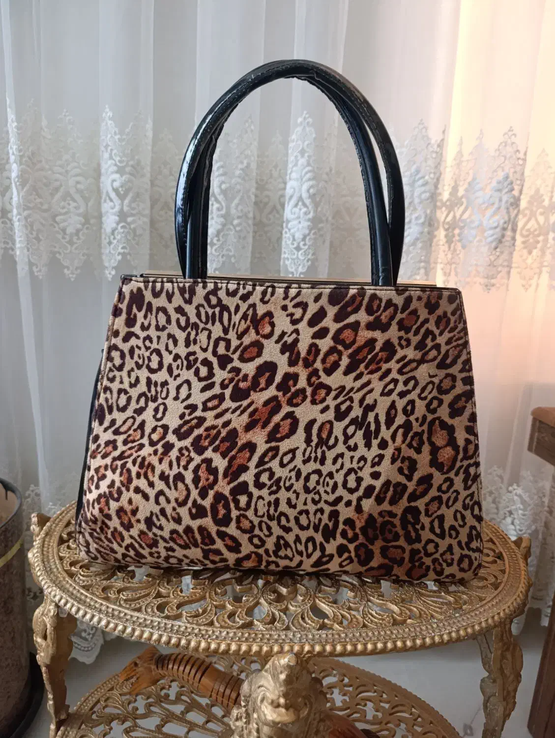 کیف شیک پلنگی ورنی|کیف، کفش، کمربند|شیراز, صاحب الزمان|دیوار