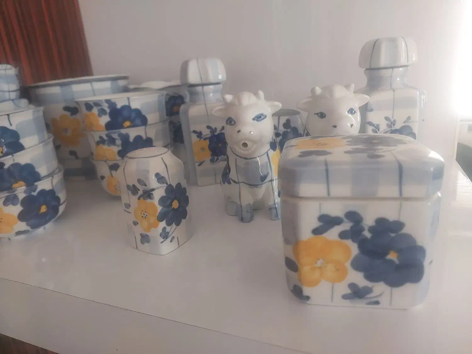 تعداد زیادی گل پنبه قدیم نو بدونه مشکل|ظروف سرو و پذیرایی|قلعه شاهین, |دیوار