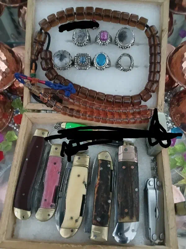 انگشتر و چاقو|جواهرات|زنجان, |دیوار