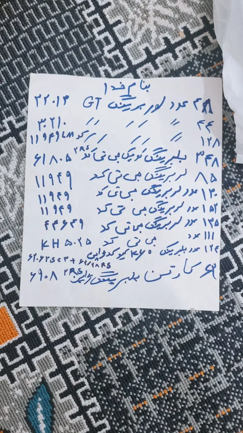 بلبرینگ ولوربرینگ|قطعات یدکی و لوازم جانبی|شیراز, ترمینال باربری|دیوار