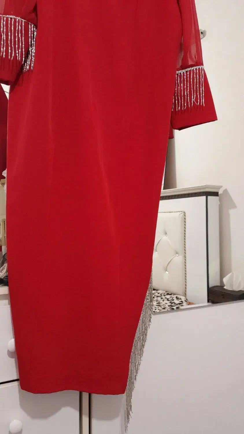 مانتو بلند فری سایز و لباس مجلسی|لباس|سلماس, |دیوار