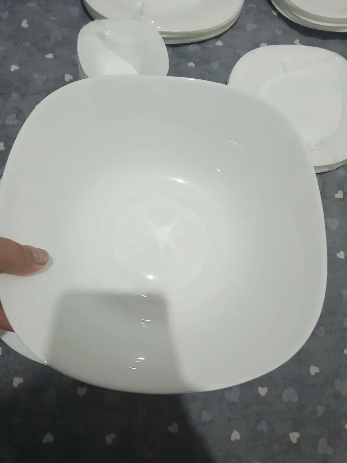 سرویس ۲۶ پارچه ارکوپال سفید ساده با قیمت مقطوع|ظروف سرو و پذیرایی|پاکدشت, پاکدشت (مامازند)|دیوار