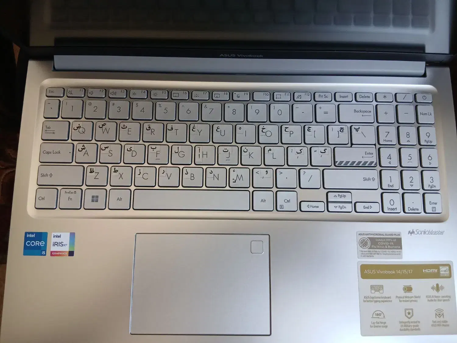 لبتاب ایسوس vivibook در حد صفر|رایانه همراه|کرمان, |دیوار