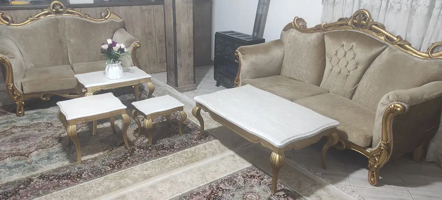 مبلمان 7نفر|مبلمان خانگی و میز عسلی|احمدآبادمستوفی, |دیوار