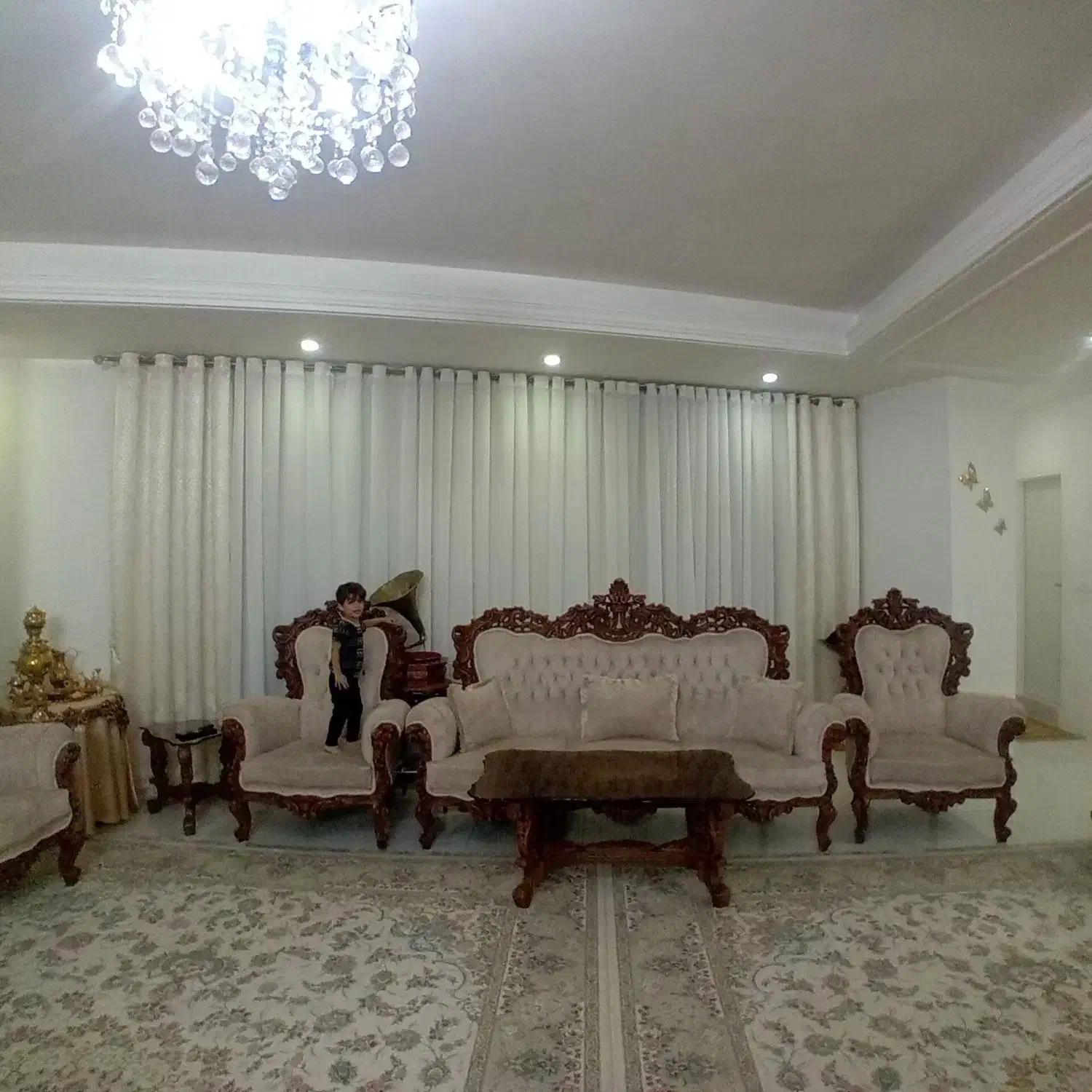 پرده پذیرایی|پرده، رانر، رومیزی|چهاردانگه (تهران), |دیوار