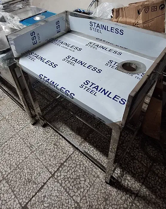 میز استیل ماهی فروشی|فروشگاه و مغازه|رشت, شالکو|دیوار