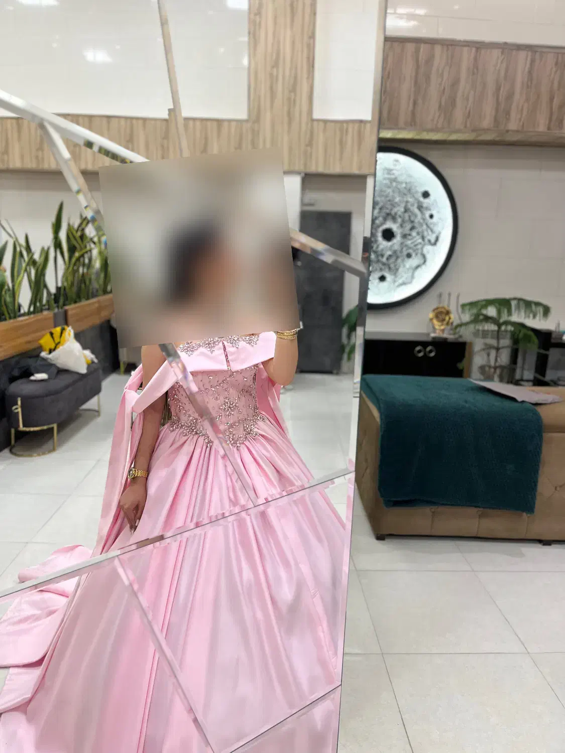 لباس مجلسی/لباس عروس و حنابندان|لباس|سلماس, |دیوار