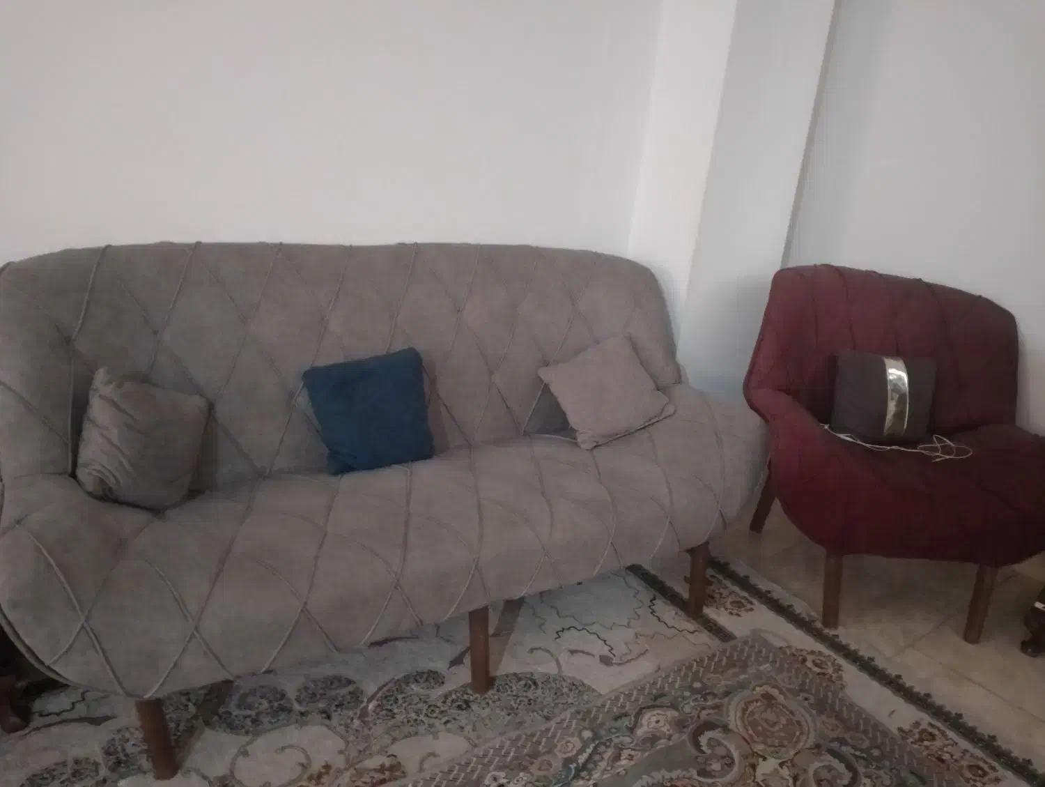 مبل 7نفره راحتی فروشی|مبلمان خانگی و میز عسلی|گرگان, |دیوار