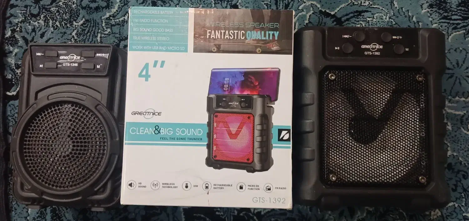 هر اسپیکر 400تومان هر دو 800تومان|پخش‌کننده همراه|ملارد, |دیوار