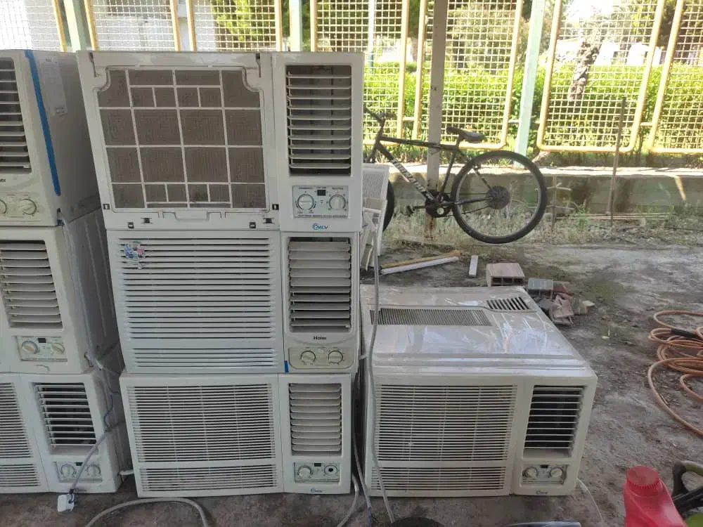 فروش کولر استوک وخرید کولر پنجره ای واسپیلت|کولر گازی و فن‌کوئل|گرگان, |دیوار