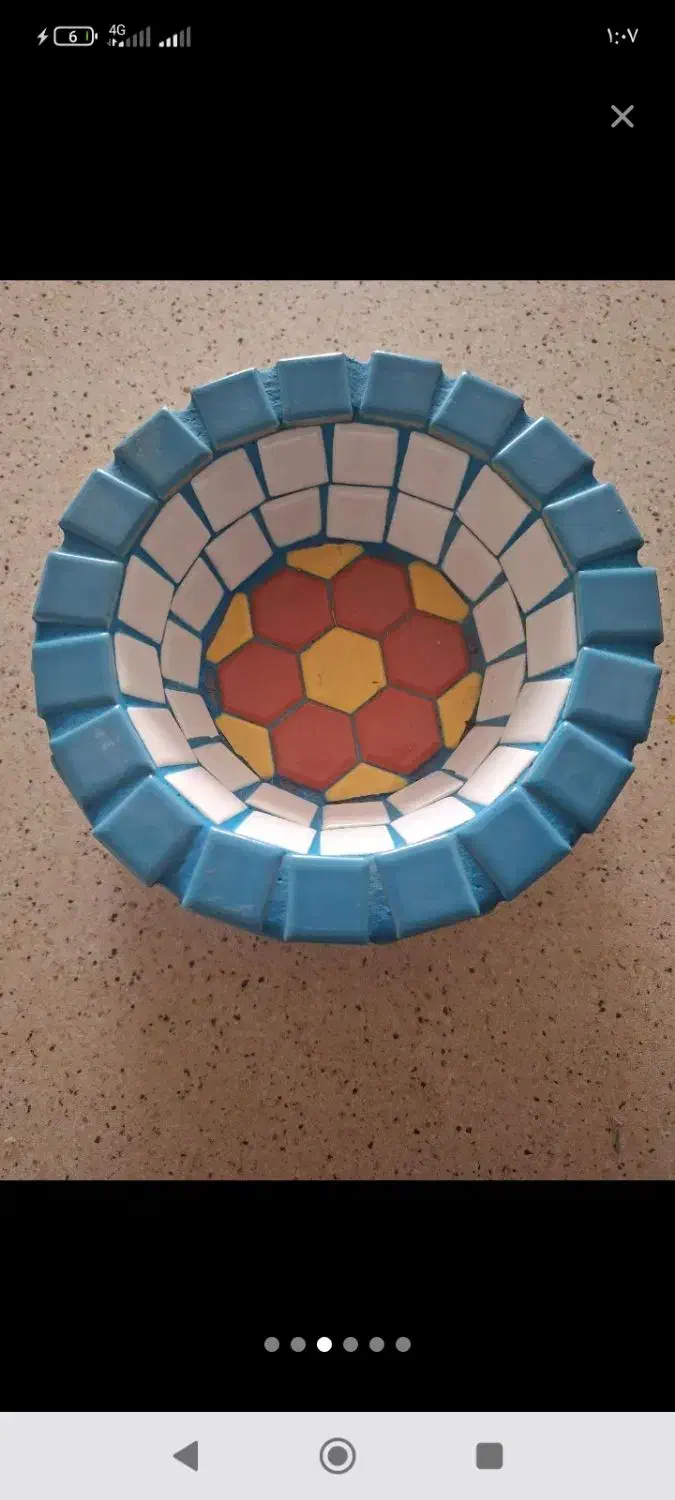 حوض کاشی در انواع رنگ|صنایع دستی و سایر لوازم تزئینی|زرقان, |دیوار