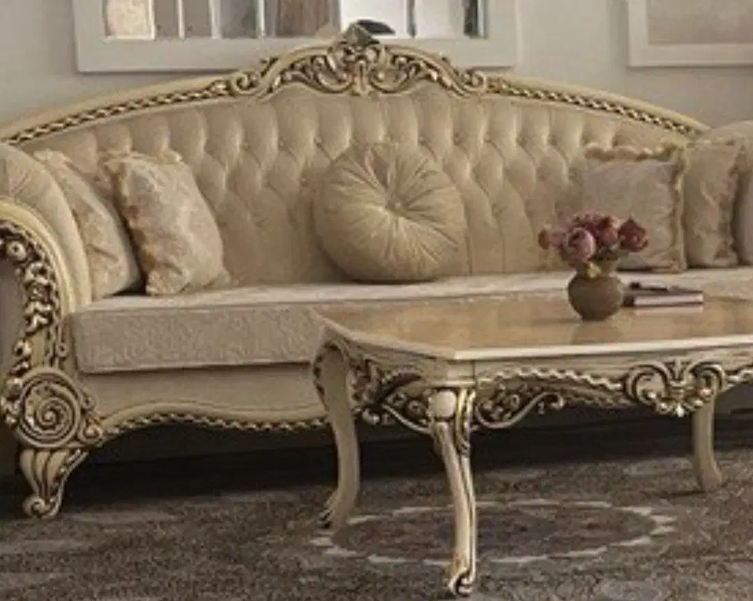 مبل کلاسیک ۹ نفره|مبلمان خانگی و میز عسلی|زرند, |دیوار