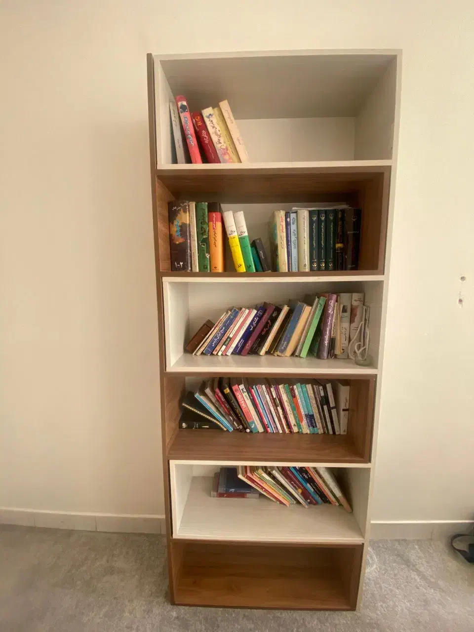 کتابخانه|کتابخانه، شلف، قفسههای دیواری|تهران, شهرک نفت|دیوار