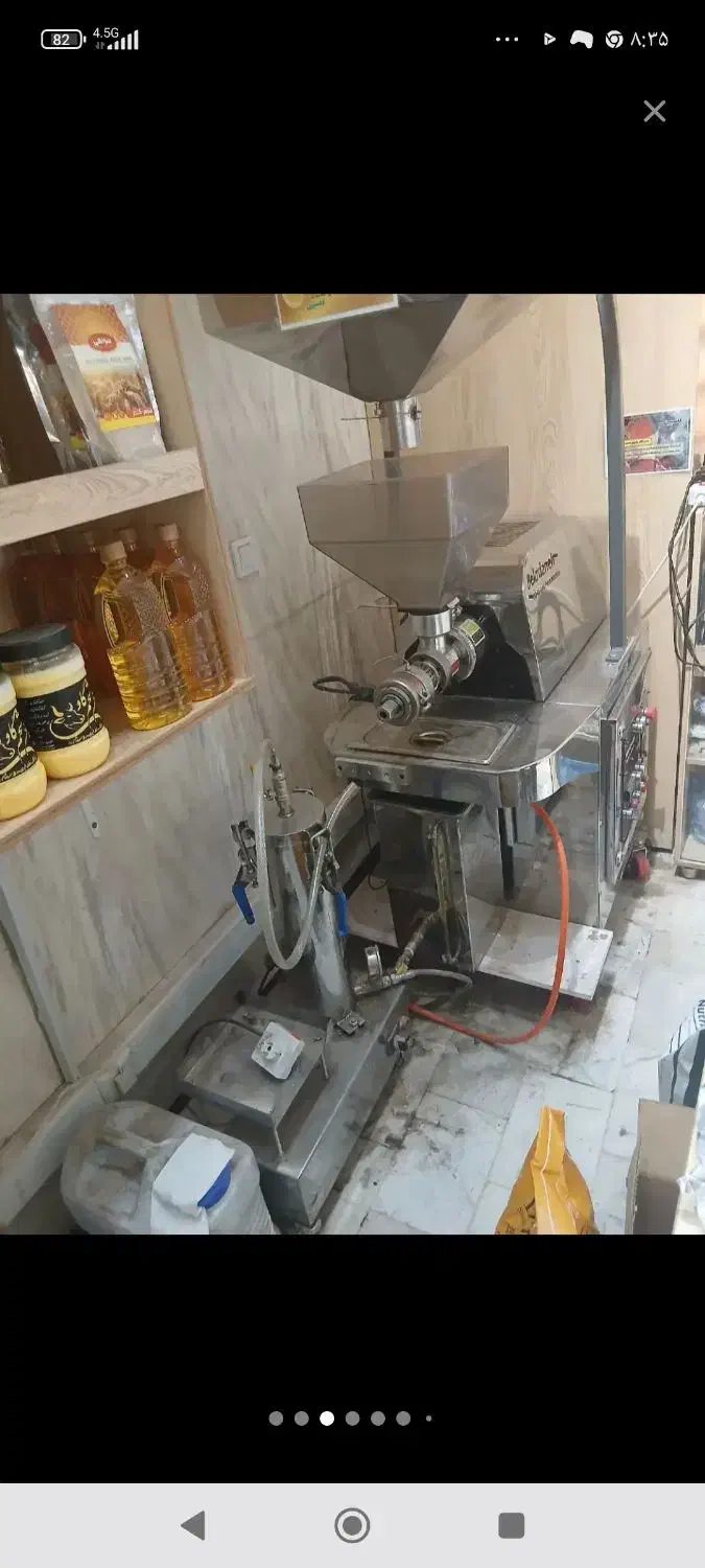 دستگاه روغن گیری پرس سرد۴۵ نوکم کار بکردانه|فروشگاه و مغازه|کرمان, |دیوار