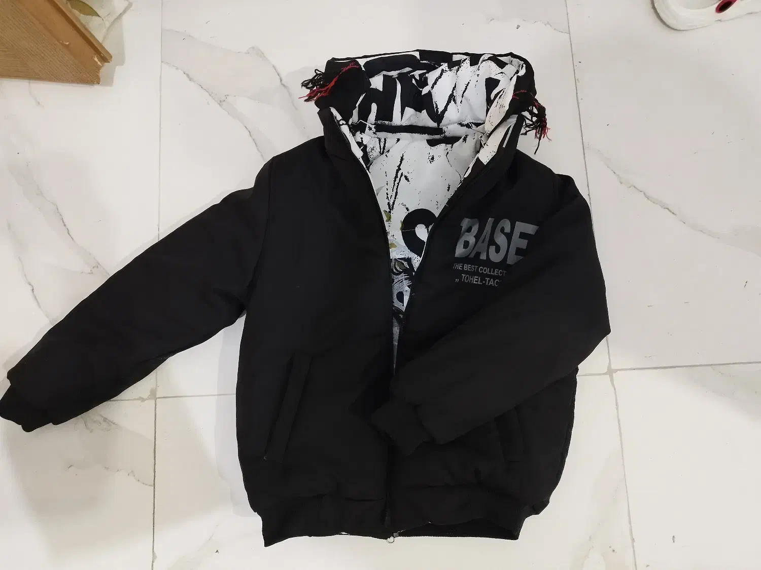 کاپشن دو رو پسرانه نو|کفش و لباس بچه|دیواندره, |دیوار