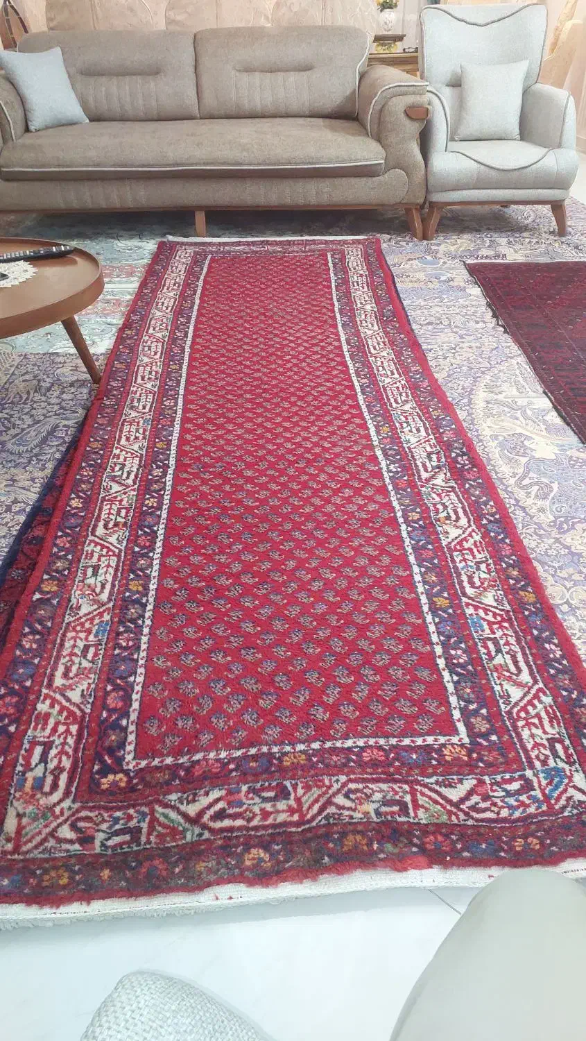 یک تخته فرش (کناره) دستبافت قدیمی|فرش|تهران, جنتآباد جنوبی|دیوار