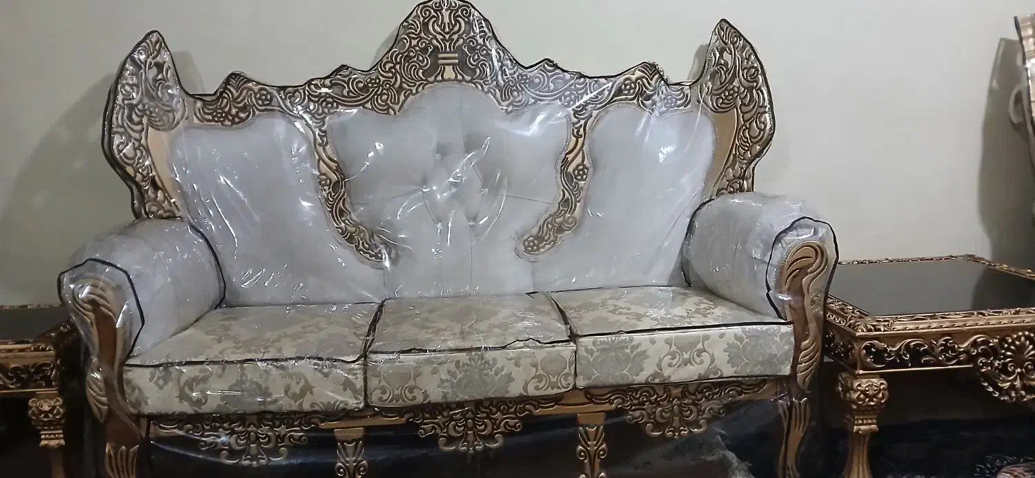 مبل سلطنتی 9 نفره درحدآک|مبلمان خانگی و میز عسلی|مسجد سلیمان, |دیوار