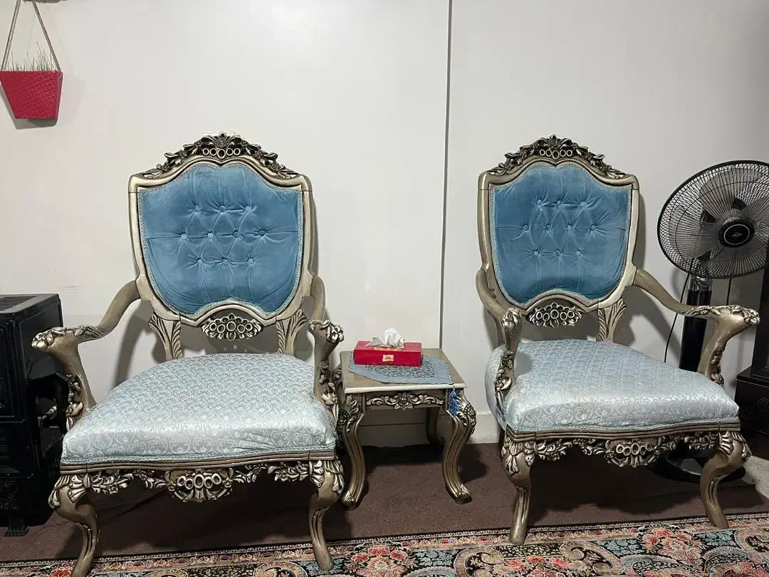 مبل 8 نفره زیبا و با کیفیت|مبلمان خانگی و میز عسلی|رشت, استادسرا|دیوار