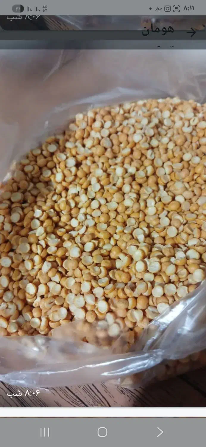 لوبیا چیتی ۲۹۰ ولپه نخود۲۲۰|خوردنی و آشامیدنی|آباده, |دیوار