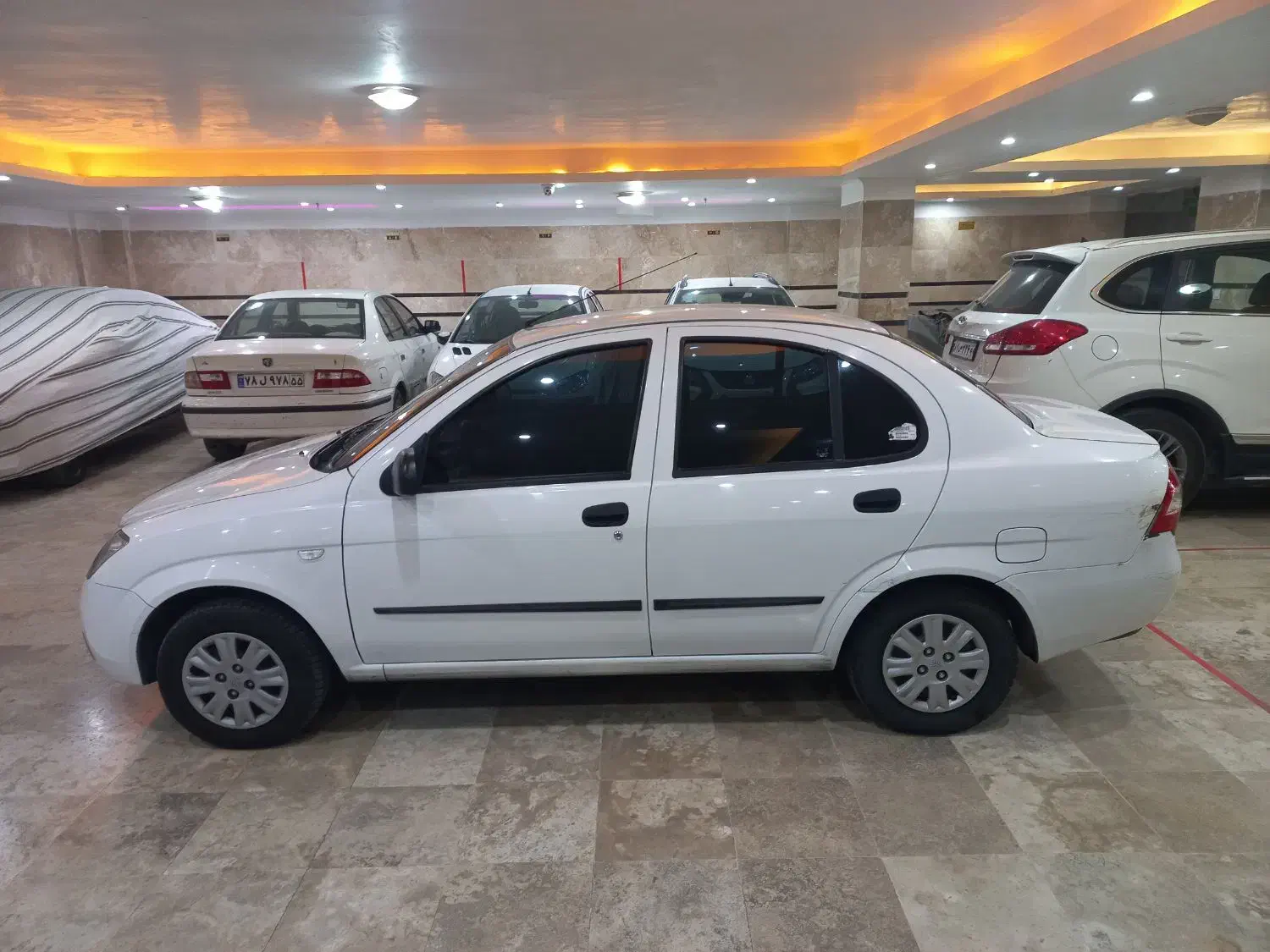 تیبا صندوق دار مدل ۱۴۰۰ کم کار  با دوربین و سنسور|خودرو سواری و وانت|تهران, شادآباد|دیوار