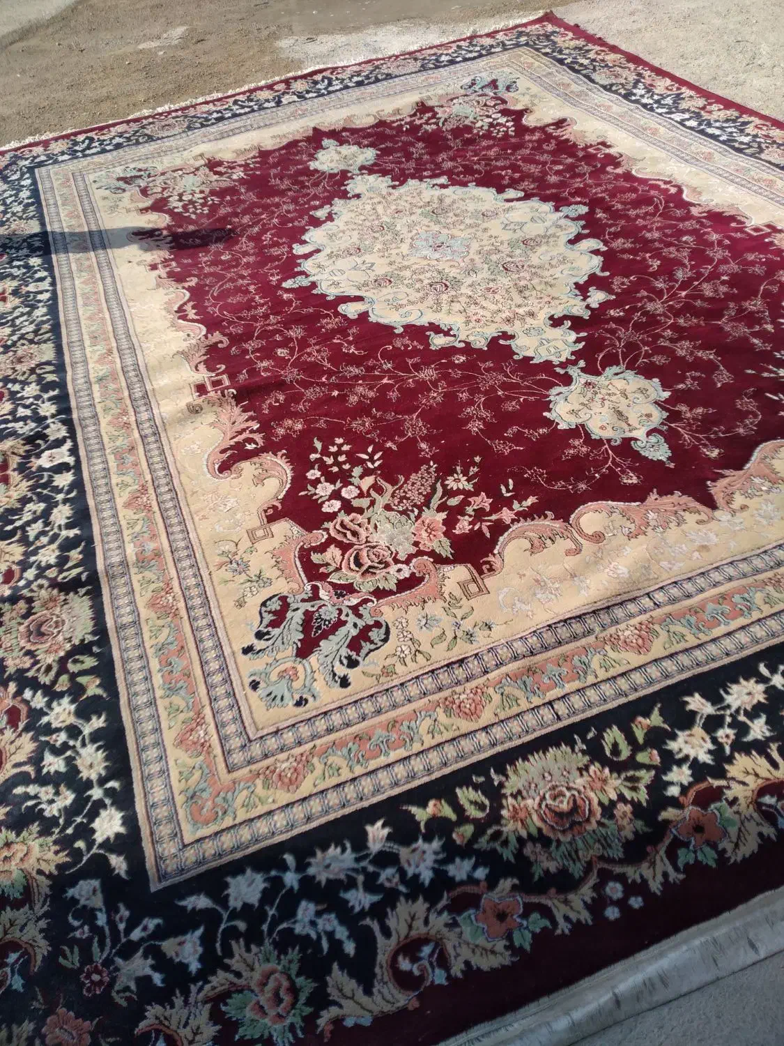 فرش ۱۲ متری دو قلو|فرش|بهبهان, |دیوار