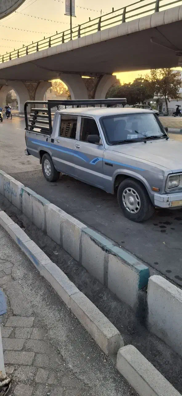 مزدا وانت مدل ۸۷ دو کابین یه گلگیر رنگ|خودرو سواری و وانت|قزوین, |دیوار