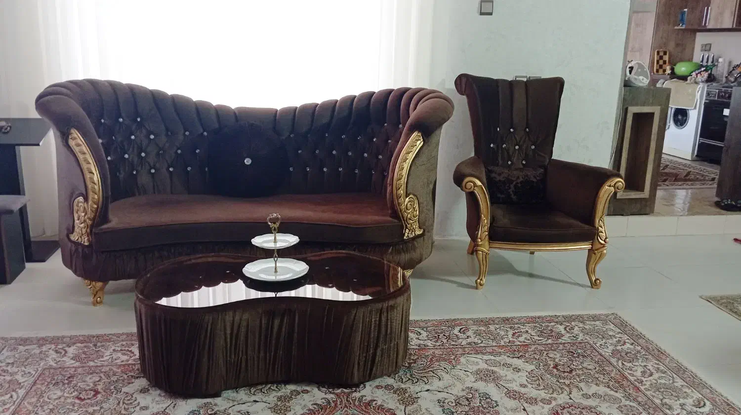 مبل نیم راحتی|مبلمان خانگی و میز عسلی|تربت‌حیدریه, بی بی حسنیه|دیوار