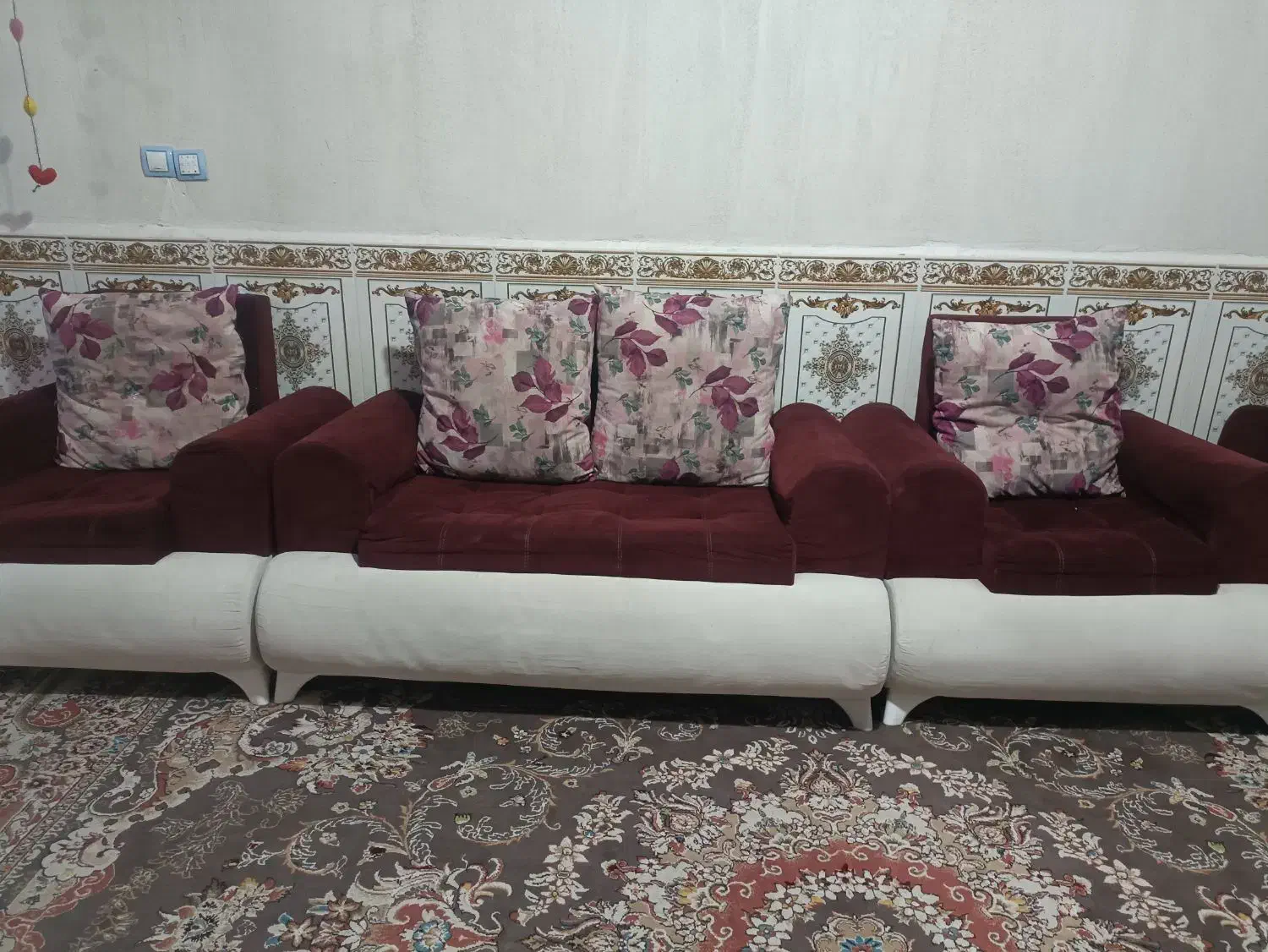 مبل 7نفره|مبلمان خانگی و میز عسلی|پاتاوه, |دیوار