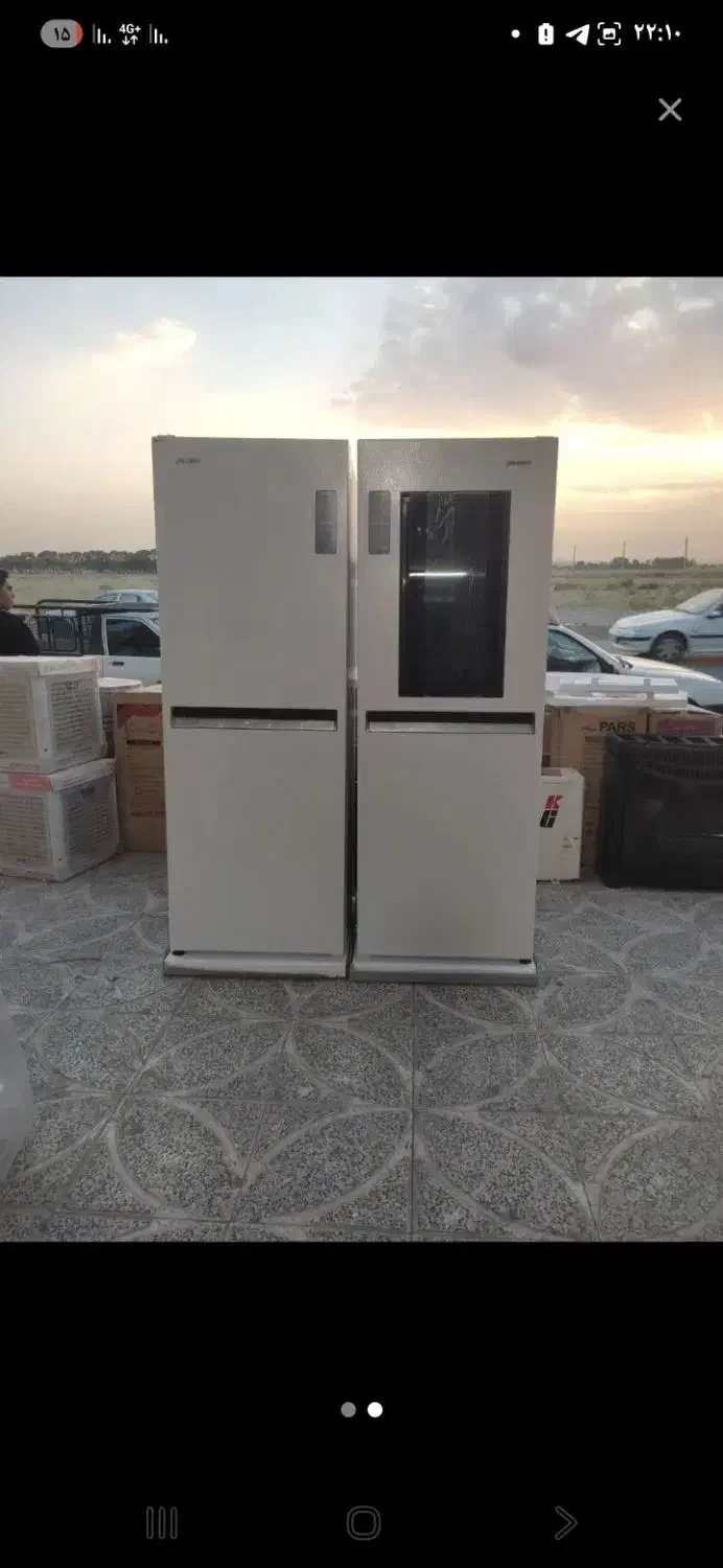 یخچال دوقلو طرح الجی stelon /doorindoor/شاه کالا|یخچال و فریزر|بانه, |دیوار