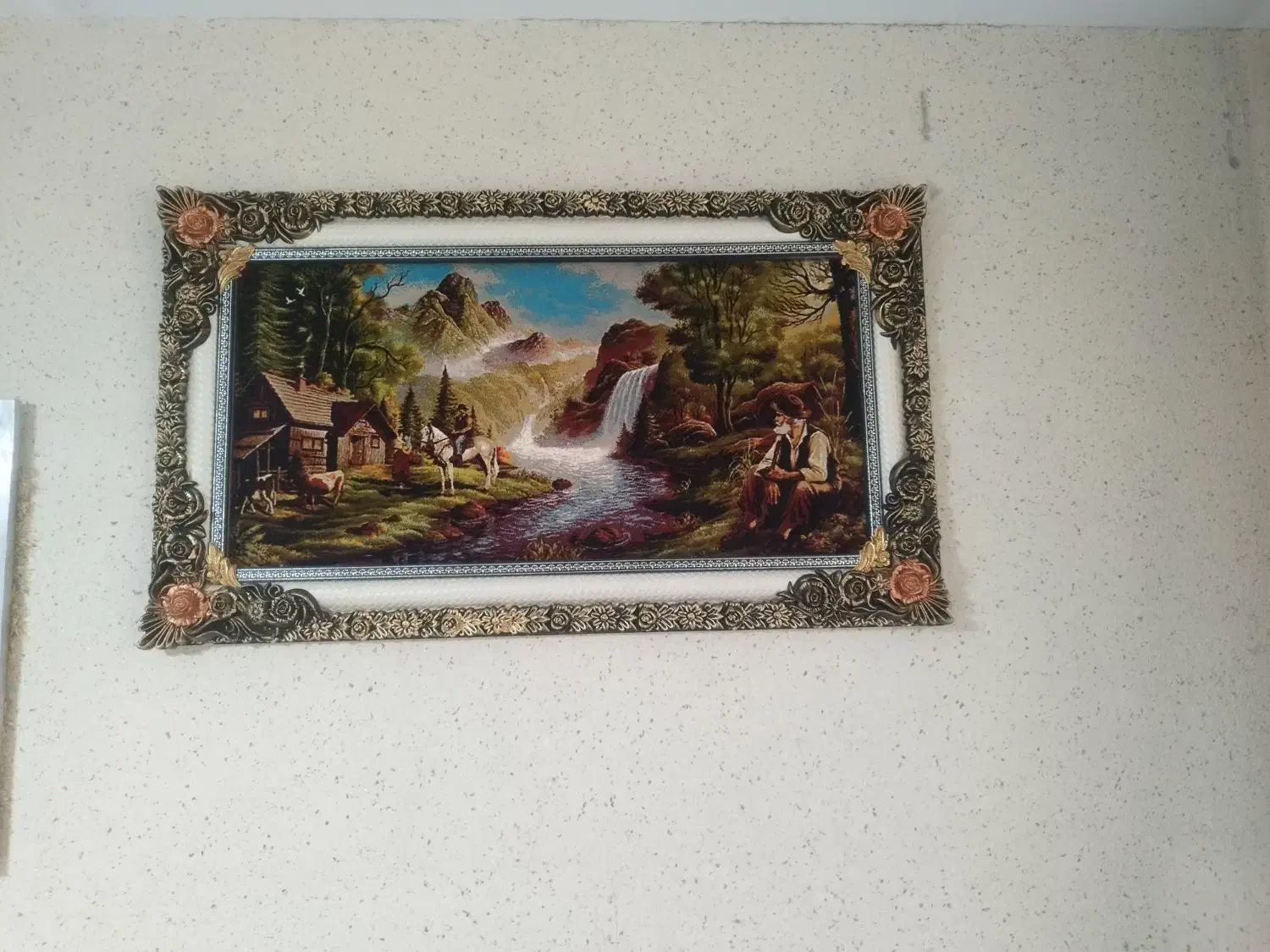 تابلو فرش ماشینی بزرگ|تابلو فرش|پرند, فاز ۵|دیوار