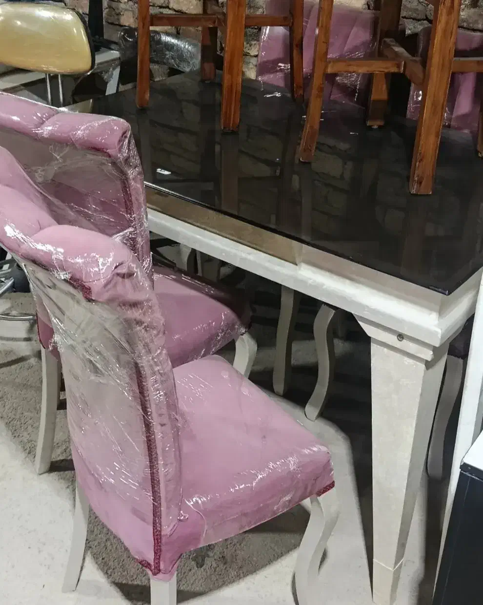 میز نهار خوری ۴ نفره|میز و صندلی غذاخوری|کنگاور, |دیوار