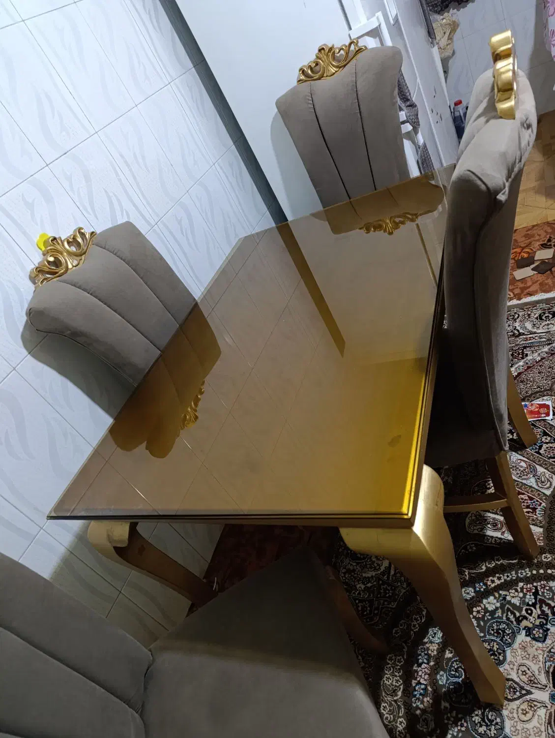 میز ناهار خوری چهار نفره|میز و صندلی غذاخوری|نظرآباد, نظرآباد|دیوار