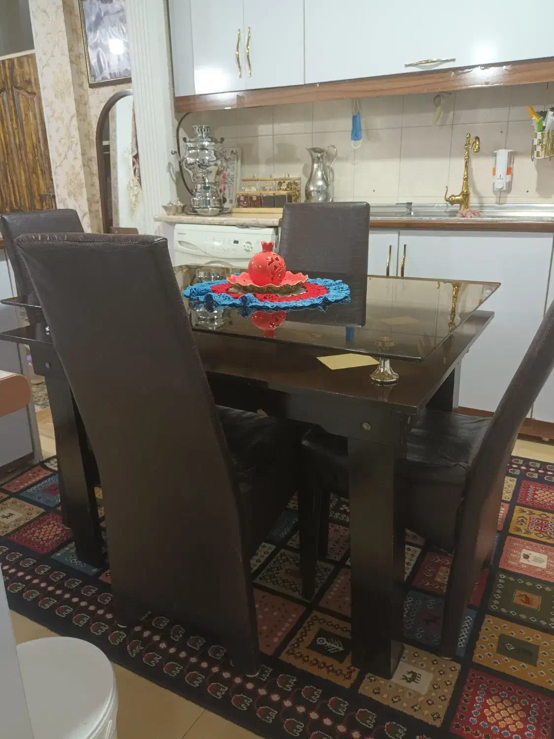 میز نهارخوری ۴نفره|میز و صندلی غذاخوری|کرمانشاه, |دیوار