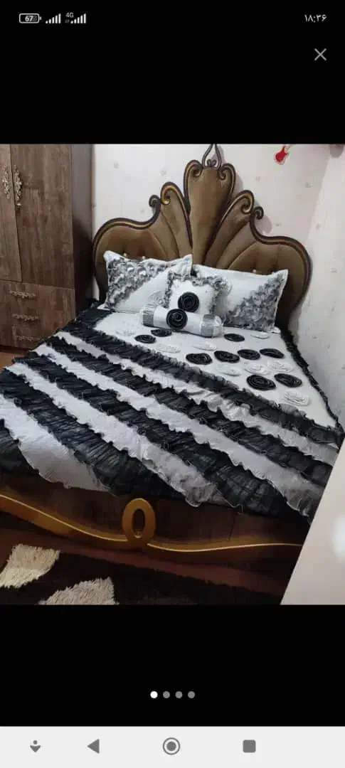 تخت دونفره نو شهرقدس|تشک تختخواب|قدس, شهرقدس|دیوار